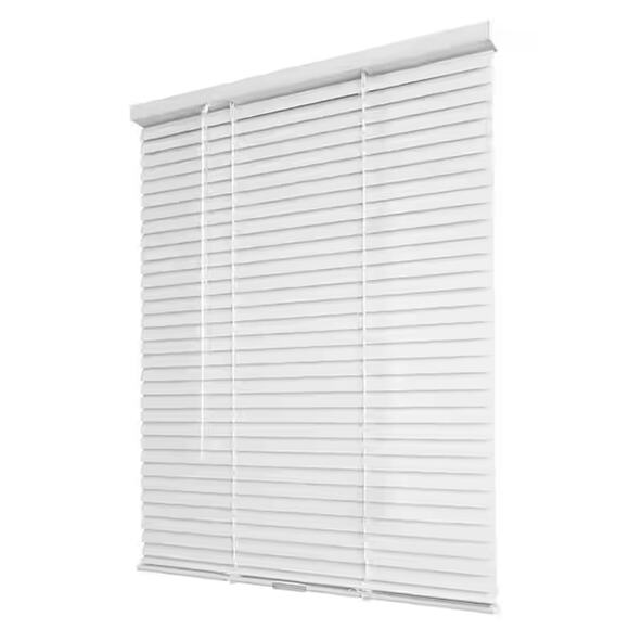 1 x 23"W x 72"L White Cordless Room Darkening 1" Window / Door Vinyl Mini Blind - Picture 6 of 10